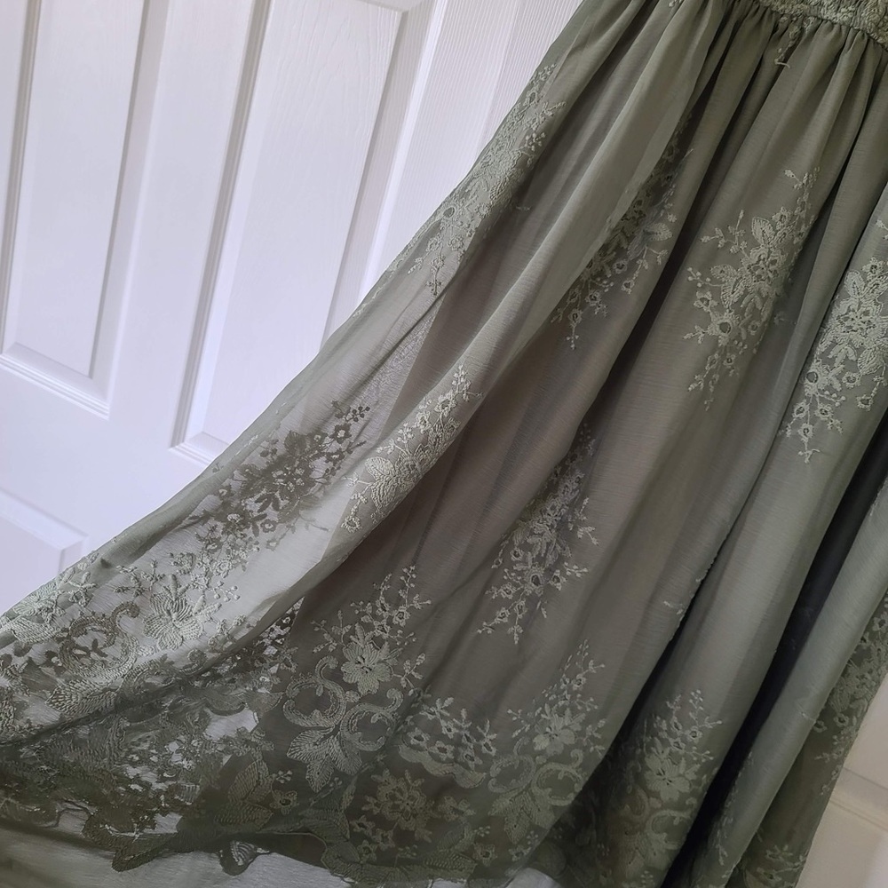 Baltic Born Sage Green Midi Dress - Picture 4 of 12